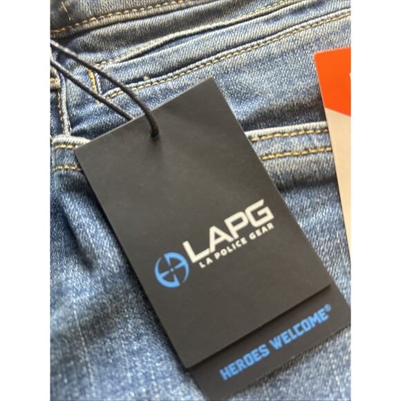 New! LAPG Terrain Flex Denim Jeans Mens 40 X 30 Straight Fit Men’s Jeans NWT - Picture 16 of 16